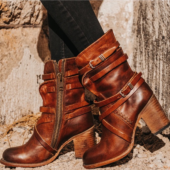 Freebird by Steven Shoes - Freebird by Steven real leather Baker boots in size 10. Color is cognac.